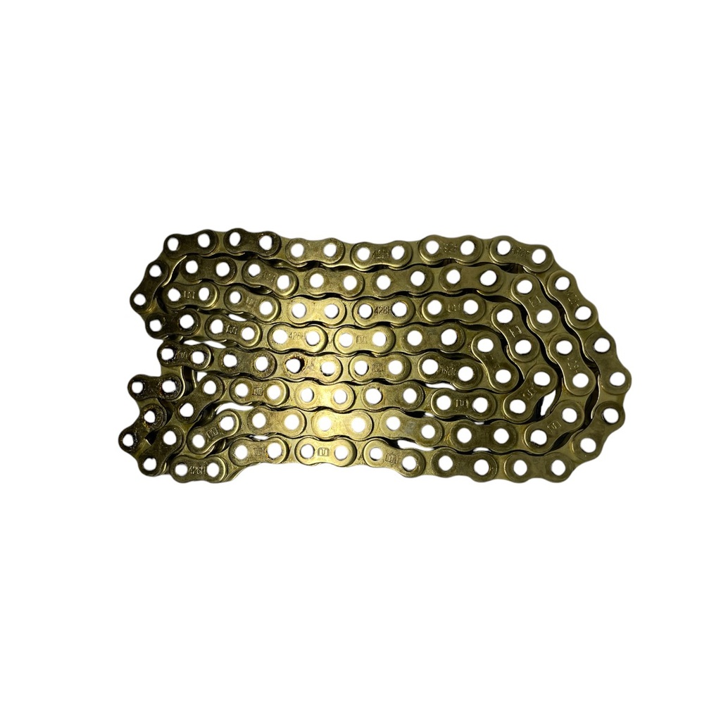 CADENA DE ARRASTRE WSTD 428H-110L DORADA    L-93 (1A-59)