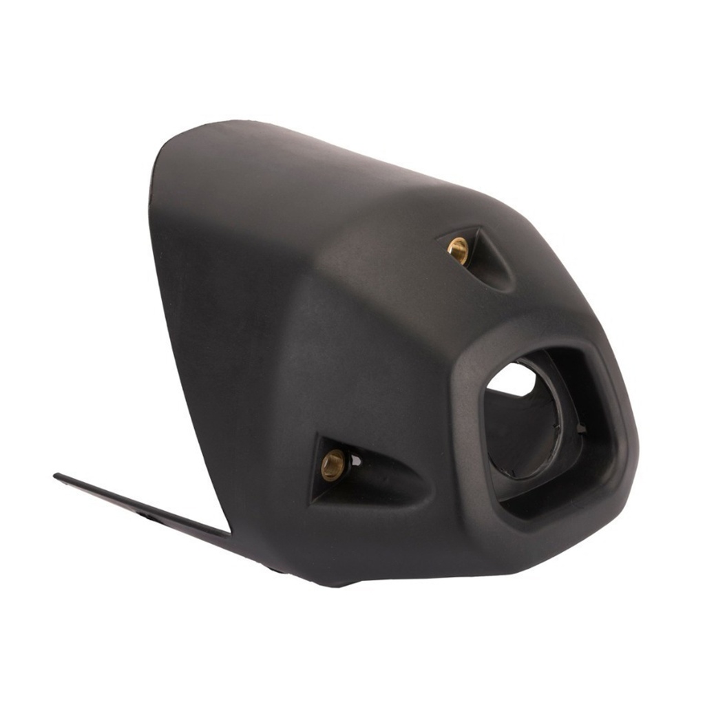 TAPA DE PROTECTOR DE TUBO DE ESCAPE MTC FZ16 FAZER NEGRO      - (VIA-A2)