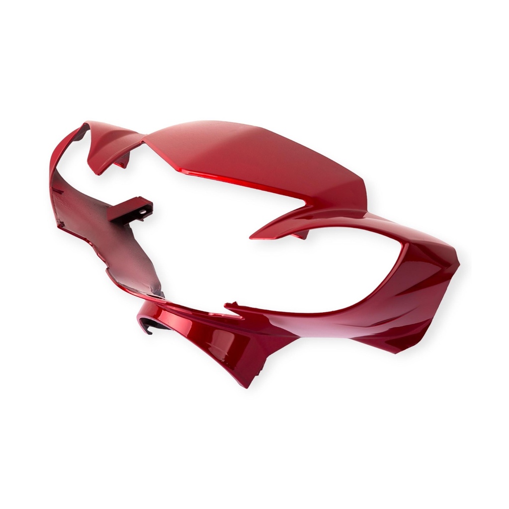 MASCARA DE FARO DELANTERO MTC NEW CRYPTON T110 ROJO      - (VIA-A3)