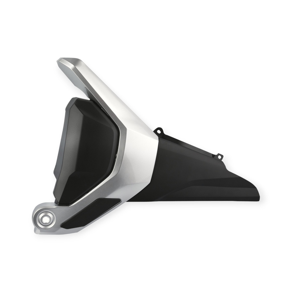 TAPA LATERAL MTC YAMAHA FZ-S FI 2.0 IZQUIERDA NEGRO / CROMADO