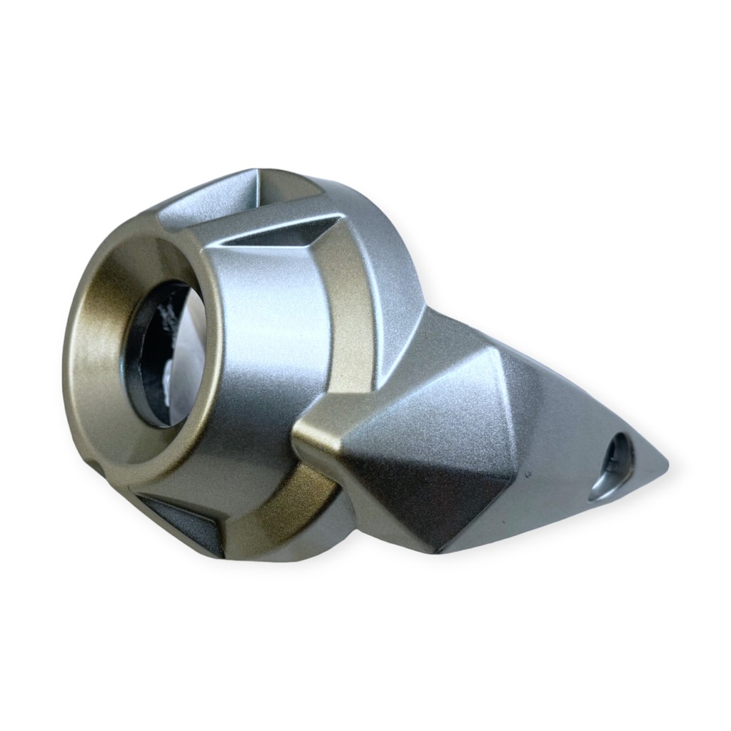 TAPA DE PROTECTOR DE TUBO DE ESCAPE MTC YAMAHA FZ-S FI 2.0 / FAZER FI 2.0 GRIS      - (VIA-A2)