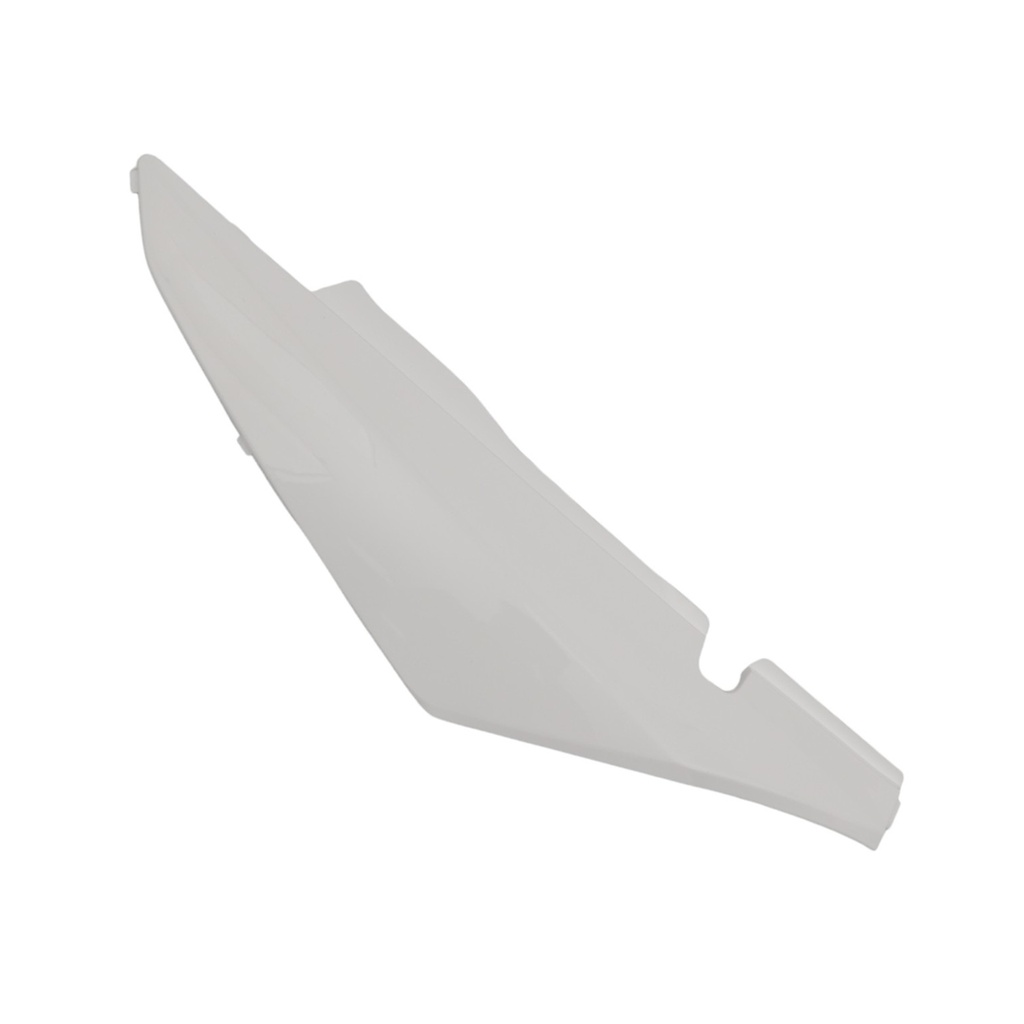 TAPA LATERAL POSTERIOR MTC XR150L IZQUIERDA BLANCO     V-1 (VIA-A3)