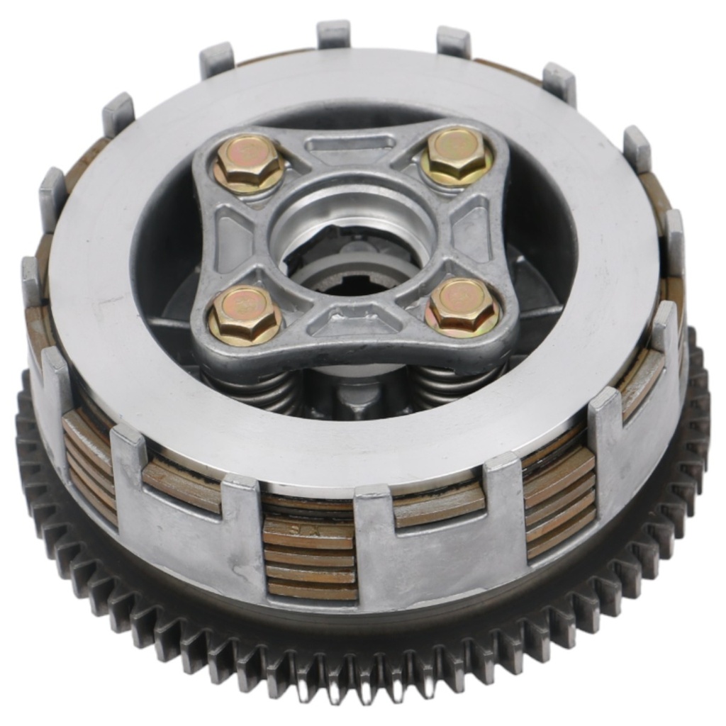 EMBRAGUE COMPLETO MTC ITALIKA 125Z / CG125 TITAN / NXR125 BROS BRASILERO       K-7 (-)