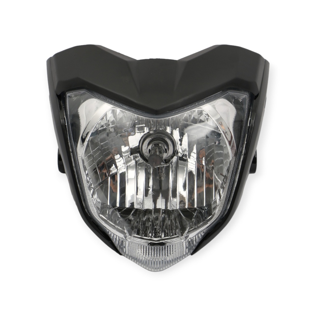 FARO DELANTERO COMPLETO MTC FZ16 NEGRO     V-1 (VIA-A2)