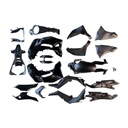 KIT DE PLASTICOS COMPLETO MTC CB190R NEGRO 2016-2020       - (VIA-A2)