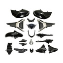 KIT DE PLASTICOS COMPLETO MTC YAMAHA FZ-S FI 2.0 NEGRO      - (VIA-A6)
