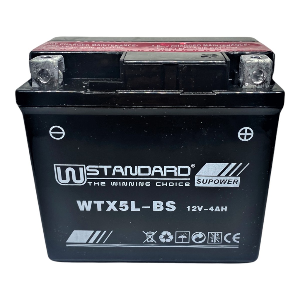 BATERIA DE PLOMO WSTD YTX5L-BS       MS-1(1A-19-20)