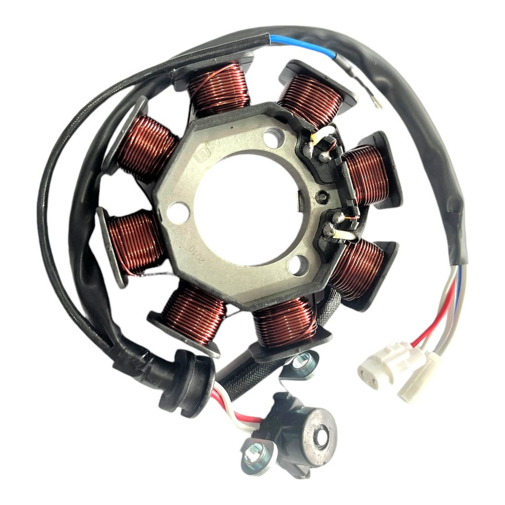 ALTERNADOR ESTATOR WSTD YBR125 CHINA (8 BOBINAS)   B-110 (1A-13)