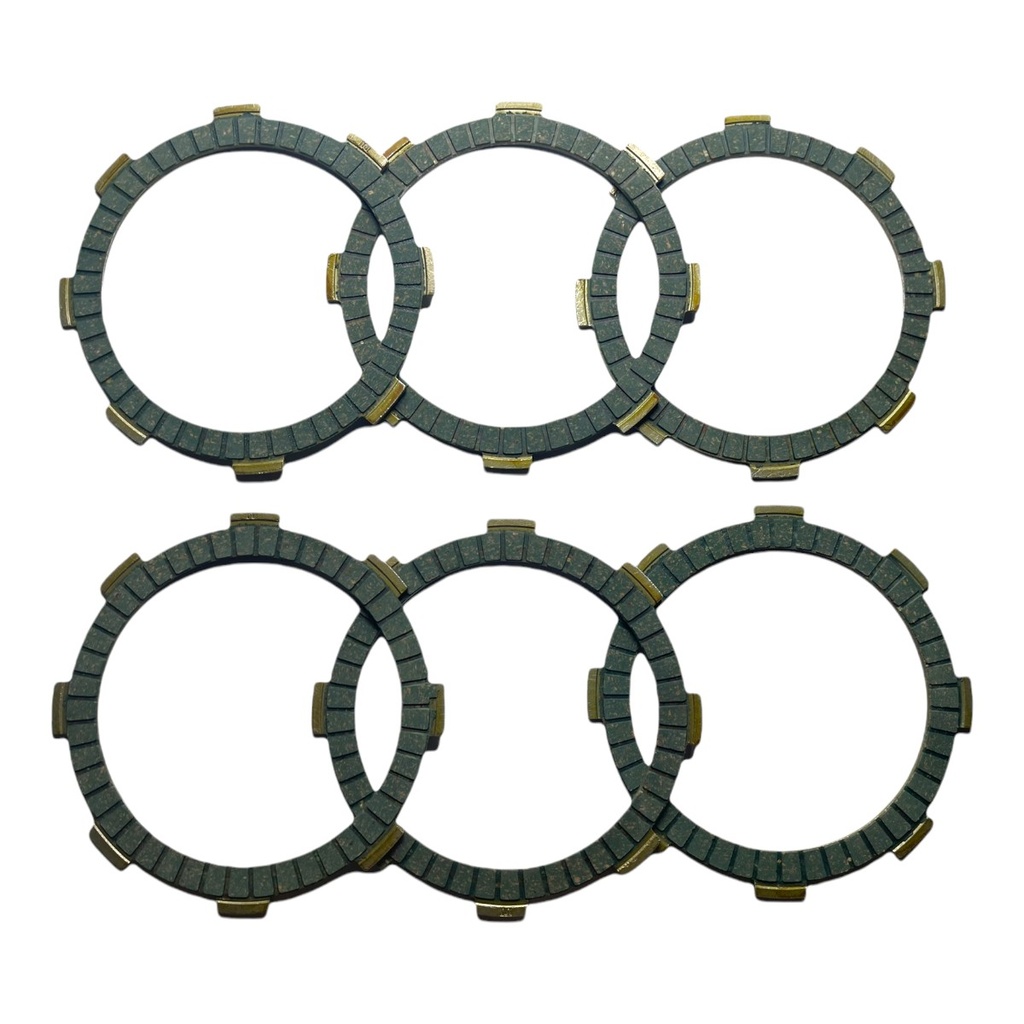 DISCO DE EMBRAGUE VERDE WSTD 3.08MM CG125/150/200 6PCS       B-73(5TO-CTO2)