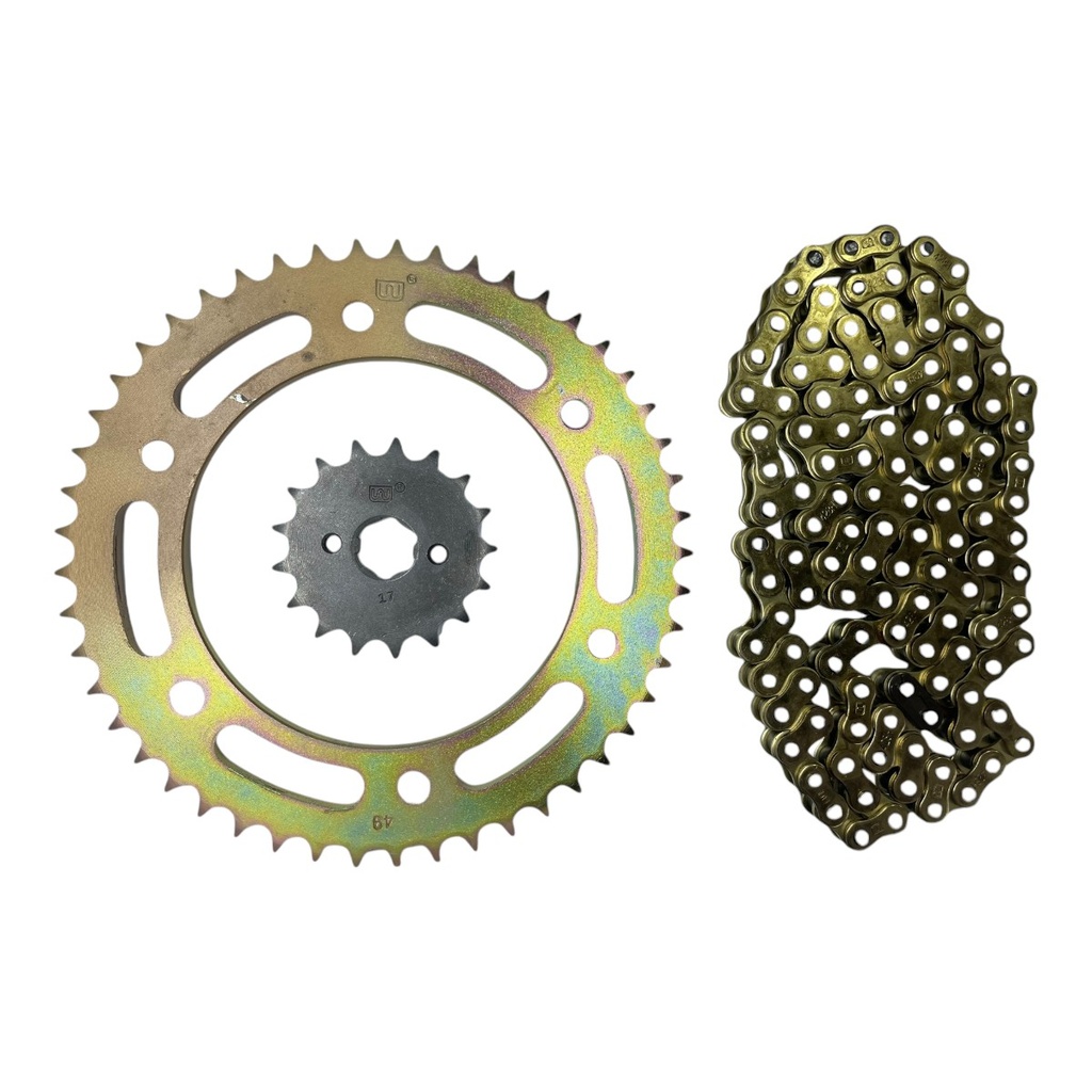 SISTEMA DE ARRASTRE (428) WSTD XR150L / XR190L  17T/49T/132L      L-109 (1A-51)