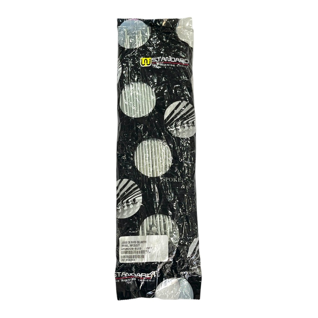 RAYO DELANTERO WSTD XR 150L / 190L (36PCS)       H-21(1A-39)
