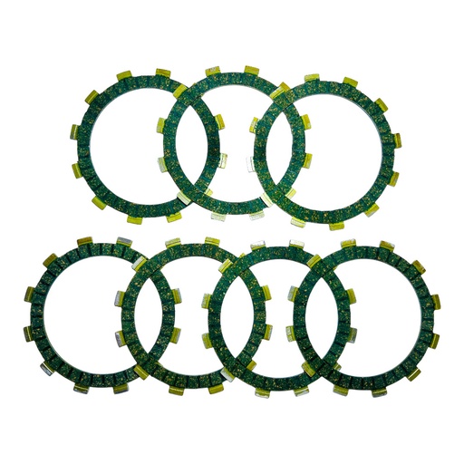[PW22201-0028] DISCO DE EMBRAGUE VERDE WSTD 3.08MM ZS350 FURGON 7PCS       J-1 (4E-13)