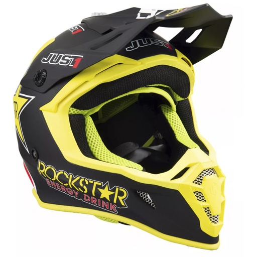 [J38034] CASCO MOTOCROSS J38 JUST1 ROCKSTAR MATT TALLA L