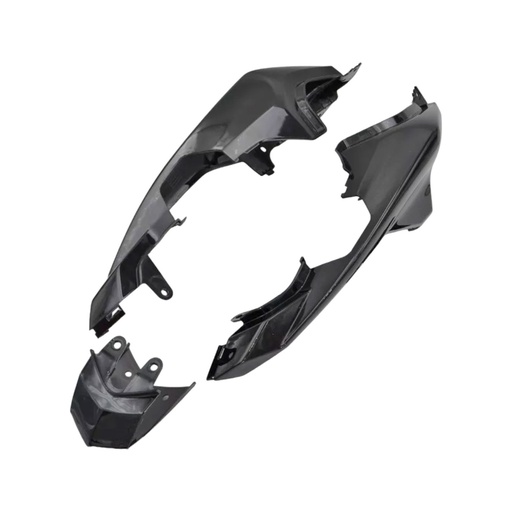 [MTC0174] CUBIERTA POSTERIOR COMPLETO MTC FZ16 2.0 / FZ-S NEGRO 03 PIEZAS