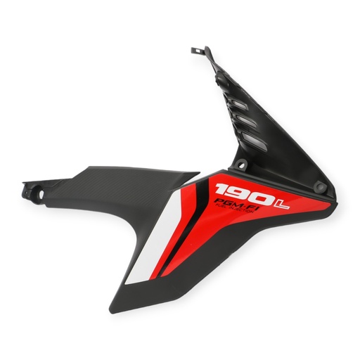 [MTC0467] CUBIERTA TANQUE MTC XR190L DERECHA BLANCO 2021-2023       - (VIA-A2)