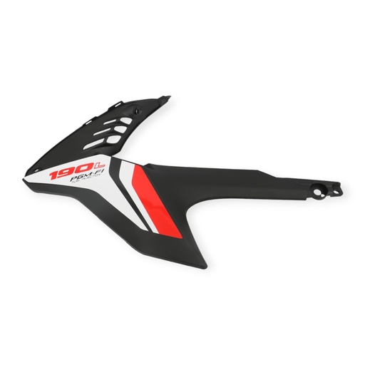 [MTC0462] CUBIERTA TANQUE MTC XR190L IZQUIERDA ROJO 2021-2023       - (VIA-A2)