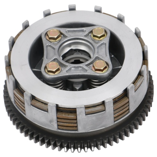 [MTC0650] EMBRAGUE COMPLETO MTC ITALIKA 125Z / CG125 TITAN / NXR125 BROS BRASILERO       K-7 (-)