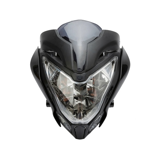 [MTC0097] FARO DELANTERO COMPLETO MTC PULSAR NS200 NEGRO       - (VIA-A3)