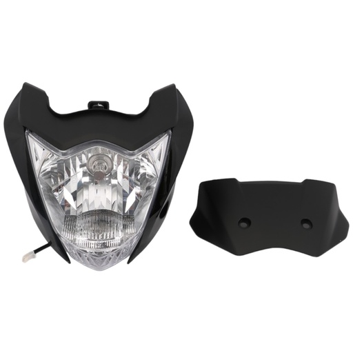 [MTC0657] FARO DELANTERO COMPLETO MTC SUZUKI GSX150 GIXXER NEGRO       - (VIA-A2)