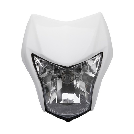 [MTC0017] FARO DELANTERO COMPLETO MTC XR150L / XR190L BLANCO     V-1 (VIA-A2)