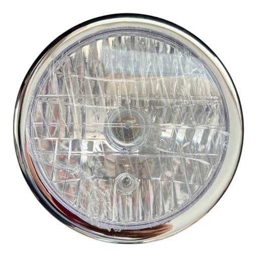 [MTC1161] FARO DELANTERO REDONDO CON BASE MTC HONDA GL125 MODERNA       - (VIA-A2)