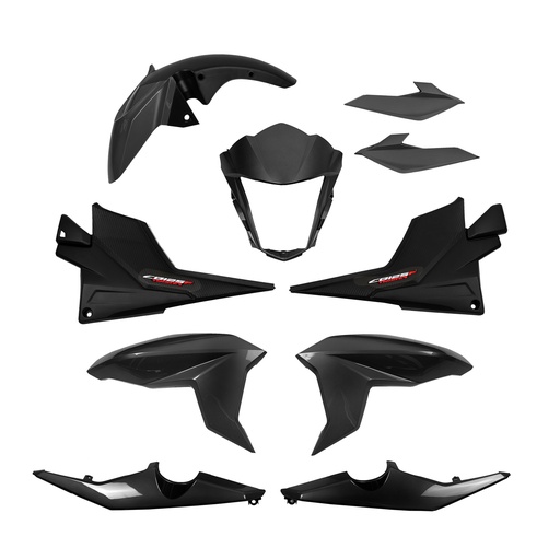 [MTC0248] KIT DE PLASTICOS COMPLETO MTC CB125F TWISTER NEGRO       - (VIA-A2)