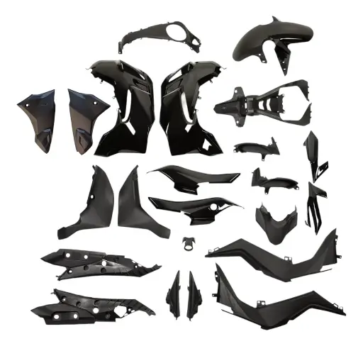 [MTC0034] KIT DE PLASTICOS COMPLETO MTC NEW CRYPTON T110 NEGRO     - (VIA-A5)