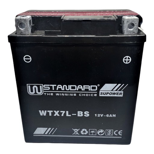 [PWTX7L-BS] BATERIA DE PLOMO WSTD YTX7L-BS XR300      MS-1(1A-21-24)